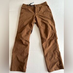 Blurr Outdoor Pants Hiking Work Nylon Spandex Brown Men’s Size 30 Small